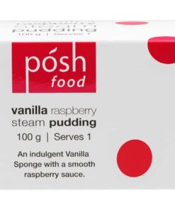 Vanilla and Raspberry Steam Pudding