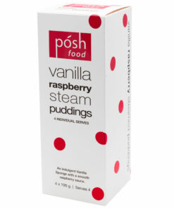 Vanilla and Raspberry Steam Pudding 4 pack